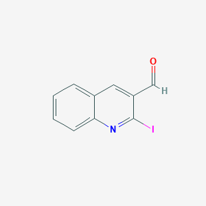 molecular formula C10H6INO B1311653 2-Iodoquinoline-3-carbaldehyde CAS No. 80231-40-9