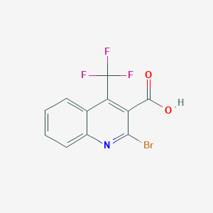 2-bromo-4-(trifluoromethyl)quinoline-3-carboxylic Acid