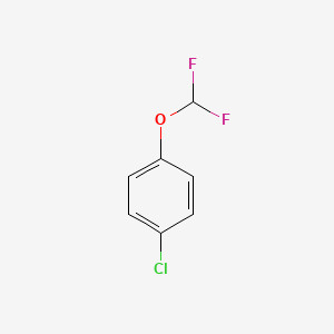 molecular formula C7H5ClF2O B1311658 1-Chloro-4-(difluoromethoxy)benzene CAS No. 81932-03-8