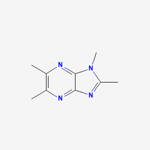 molecular formula C9H12N4 B13116645 1,2,5,6-Tetramethyl-1H-imidazo[4,5-B]pyrazine CAS No. 61982-44-3