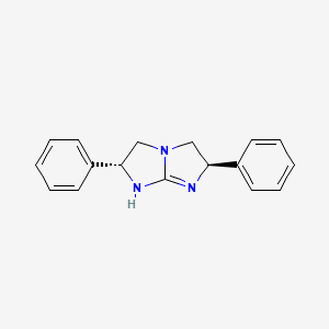 molecular formula C17H17N3 B1311667 (2R,6R)-2,6-diphenyl-2,3,5,6-tetrahydro-1H-imidazo[1,2-a]imidazole CAS No. 229978-45-4