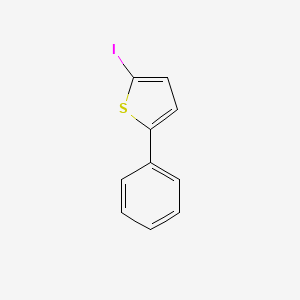 molecular formula C10H7IS B1311669 2-Iodo-5-phenylthiophene CAS No. 13781-37-8