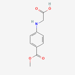 molecular formula C10H11NO4 B13116715 N-[4-(methoxycarbonyl)phenyl]glycine 