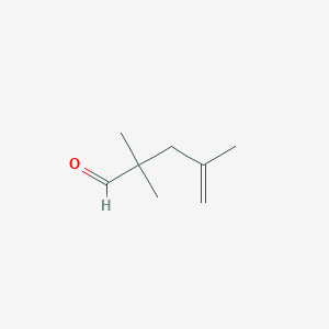 molecular formula C8H14O B1311672 2,2,4-Trimethylpent-4-enal 