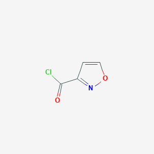 molecular formula C4H2ClNO2 B1311673 3-Isoxazolecarbonyl chloride CAS No. 53064-54-3