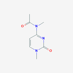 molecular formula C8H11N3O2 B13116795 N-Methyl-N-(1-methyl-2-oxo-1,2-dihydropyrimidin-4-yl)acetamide 