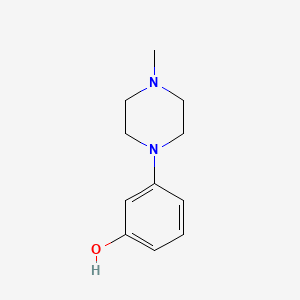 molecular formula C11H16N2O B1311691 3-(4-Methylpiperazin-1-yl)phenol CAS No. 177489-10-0