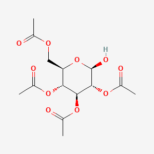 molecular formula C14H20O10 B1311694 2,3,4,6-Tetra-O-acetyl-beta-D-glucose CAS No. 3947-62-4