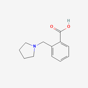 molecular formula C12H15NO2 B1311702 2-PyrrolIdin-1-ylmethylbenzoic acid CAS No. 876717-98-5