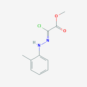 Acetic Acid, Chloro((2-methylphenyl)hydrazono)-, Methyl Ester