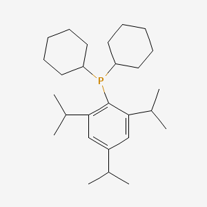 molecular formula C27H45P B1311707 Dicyclohexyl(2,4,6-triisopropylphenyl)phosphine CAS No. 303111-96-8