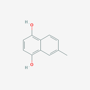 molecular formula C11H10O2 B13117193 6-Methylnaphthalene-1,4-diol 