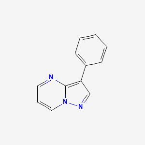 molecular formula C12H9N3 B1311722 3-Phenylpyrazolo[1,5-a]pyrimidine CAS No. 394208-27-6