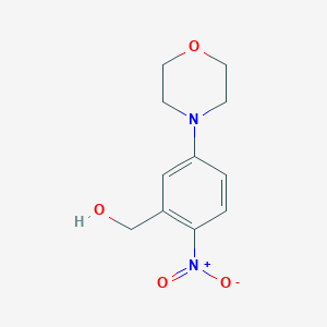 molecular formula C11H14N2O4 B1311725 (5-morpholino-2-nitrophenyl)methanol 