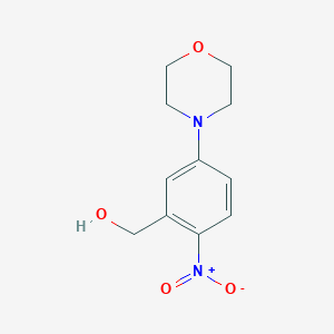 molecular formula C11H14N2O4 B1311725 (5-Morpholin-4-YL-2-nitro-phenyl)-methanol 