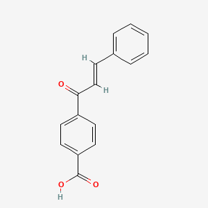 molecular formula C16H12O3 B1311726 4-(3-Phenylprop-2-enoyl)benzoic acid CAS No. 20118-35-8