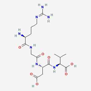 molecular formula C17H31N7O7 B1311734 RGDV CAS No. 93674-99-8