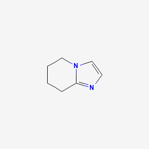 molecular formula C7H10N2 B1311736 5,6,7,8-Tetrahydroimidazo[1,2-a]pyridine CAS No. 34167-66-3