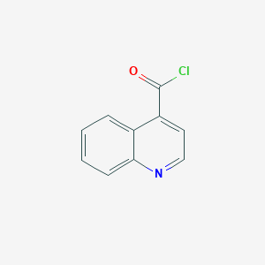 molecular formula C10H6ClNO B1311743 4-Quinolinecarbonyl chloride CAS No. 50821-72-2