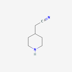 molecular formula C7H12N2 B1311751 2-(哌啶-4-基)乙腈 CAS No. 202002-66-2