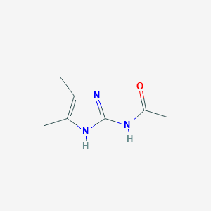molecular formula C7H11N3O B1311754 N-(4,5-dimethyl-1H-imidazol-2-yl)acetamide CAS No. 40639-97-2