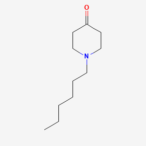 molecular formula C11H21NO B1311756 1-Hexylpiperidin-4-one CAS No. 71072-22-5