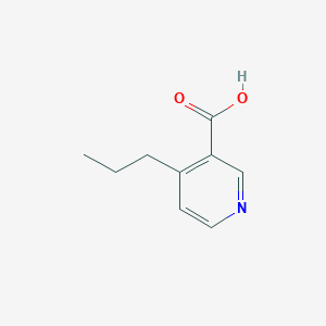 molecular formula C9H11NO2 B13117565 4-Propylnicotinicacid 