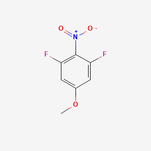 molecular formula C7H5F2NO3 B1311758 1,3-Difluoro-5-methoxy-2-nitrobenzene CAS No. 66684-62-6