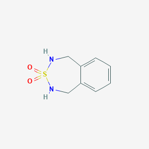 molecular formula C8H10N2O2S B13117620 1,2,4,5-Tetrahydrobenzo[d][1,2,7]thiadiazepine3,3-dioxide 