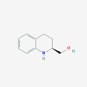 molecular formula C10H13NO B1311766 (S)-(1,2,3,4-Tetrahydroquinolin-2-yl)methanol CAS No. 63430-96-6
