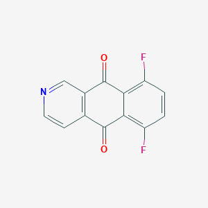 molecular formula C13H5F2NO2 B1311774 6,9-Difluorobenzo[g]isoquinoline-5,10-dione CAS No. 144511-13-7