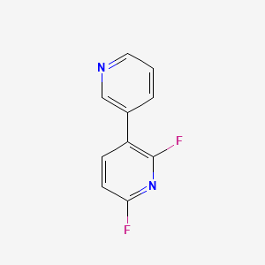molecular formula C10H6F2N2 B13117813 2,6-Difluoro-3,3'-bipyridine 