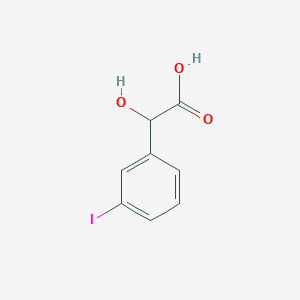 molecular formula C8H7IO3 B13117864 3-Iodomandelic acid 
