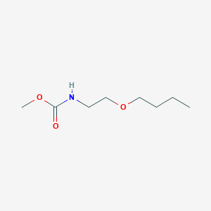 molecular formula C8H17NO3 B13117871 Methyl (2-butoxyethyl)carbamate 