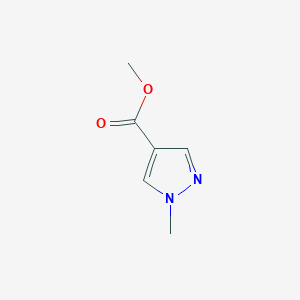 molecular formula C6H8N2O2 B1311789 methyl 1-methyl-1H-pyrazole-4-carboxylate CAS No. 5952-93-2