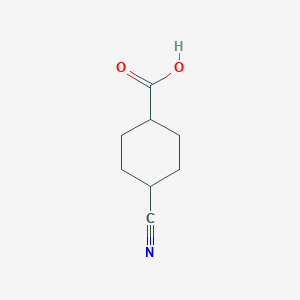 molecular formula C8H11NO2 B1311790 Trans-4-cyanocyclohexanecarboxylic acid CAS No. 15177-68-1