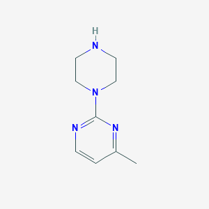 molecular formula C9H14N4 B1311792 4-甲基-2-(1-哌嗪基)嘧啶 CAS No. 59215-36-0