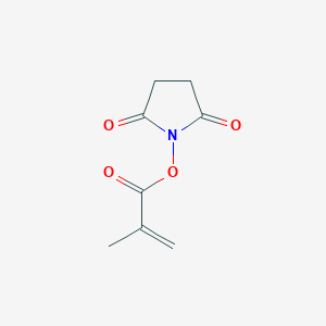 molecular formula C8H9NO4 B1311793 Methacrylic acid N-hydroxysuccinimide ester CAS No. 38862-25-8