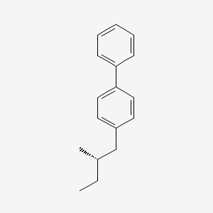 molecular formula C17H20 B1311794 4-[(2S)-2-Methylbutyl]-1,1'-biphenyl 