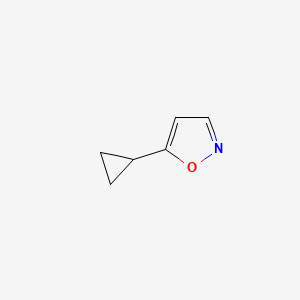 molecular formula C6H7NO B1311817 5-cyclopropylIsoxazole CAS No. 415898-82-7