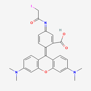 molecular formula C26H24IN3O4 B1311820 Tetramethylrhodamine-5-iodoacetamide 