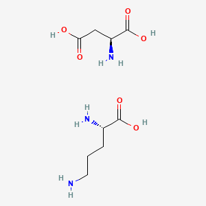 molecular formula C5H12N2O2.C4H7NO4<br>C9H19N3O6 B1311825 Ornithine aspartate CAS No. 3230-94-2
