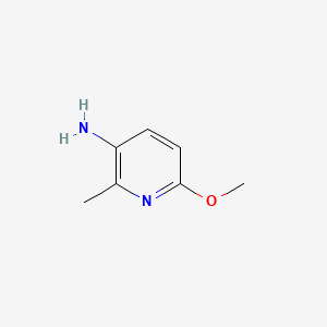 molecular formula C7H10N2O B1311832 6-Methoxy-2-methylpyridin-3-amine CAS No. 52090-56-9