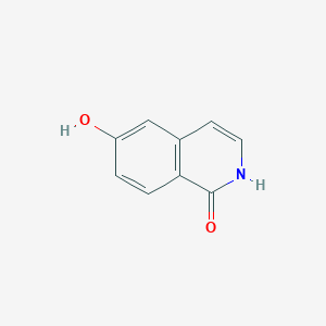 molecular formula C9H7NO2 B1311854 6-羟基异喹啉-1(2H)-酮 CAS No. 252061-78-2