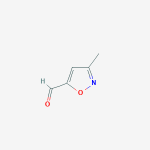 molecular formula C5H5NO2 B1311862 3-甲基异噁唑-5-甲醛 CAS No. 70753-36-5