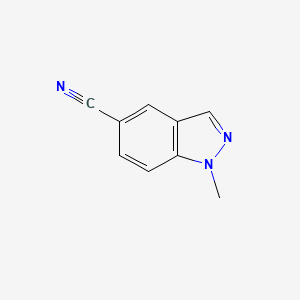 molecular formula C9H7N3 B1311863 1-Methyl-1H-indazole-5-carbonitrile CAS No. 189107-45-7