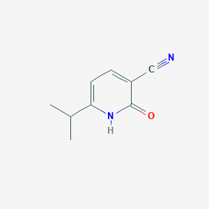 molecular formula C9H10N2O B1311865 6-Isopropyl-2-oxo-1,2-dihydropyridine-3-carbonitrile CAS No. 5782-69-4