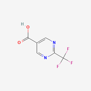 molecular formula C6H3F3N2O2 B1311870 2-(trifluoromethyl)pyrimidine-5-carboxylic Acid CAS No. 306960-77-0