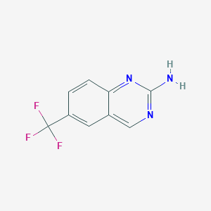 molecular formula C9H6F3N3 B1311875 6-(Trifluoromethyl)quinazolin-2-amine CAS No. 190273-94-0