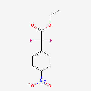 molecular formula C10H9F2NO4 B1311878 Ethyl 2,2-difluoro-2-(4-nitrophenyl)acetate CAS No. 243656-25-9